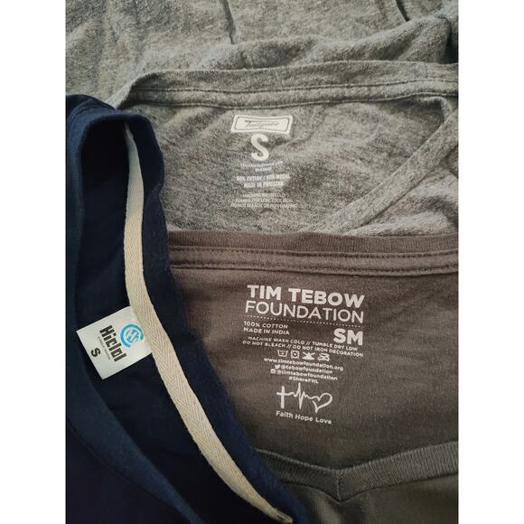 Tim Tebow t-shirt bundle lot faith hope love family football tee v-neck small - Picture 13 of 13